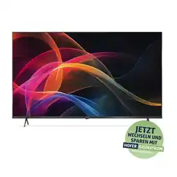 Hofer 55“ (139CM) 4K UHD GOOGLE TV HL4465E HOFER Angebot