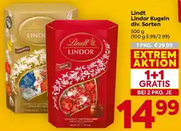 Billa Lindt Lindor Kugeln Angebot