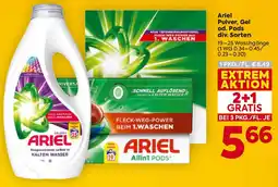 Billa Ariel pulver gel od pods Angebot