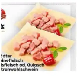 Billa Fair zum Tier! Schweinefleisch für Gulasch od. Reisfleisch vom Strohwohlschwein BILLA Angebot