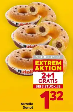 Billa Nutella donut Angebot