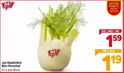 Billa Ja! natürlich bio-fenchel Angebot