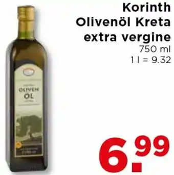 Unimarkt Korinth Olivenöl Kreta Extra Vergine 750 ml Angebot
