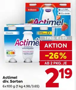 Billa Actimel Angebot