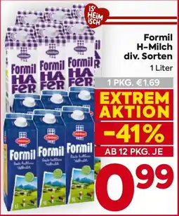 Billa Formil h milch Angebot