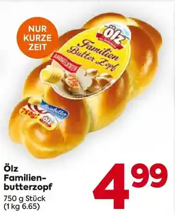 Billa Ölz familien butterzopf Angebot
