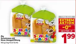 Billa Ölz schulmaus mit nuss nougatfüllung Angebot