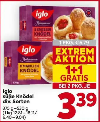 Billa Iglo süße knödel Angebot