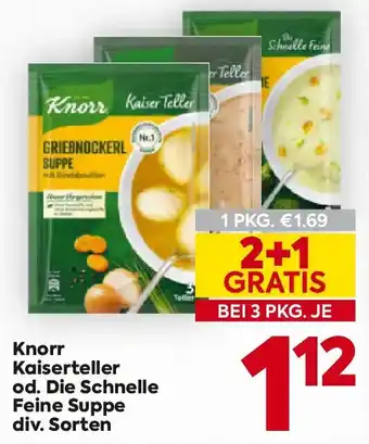 Billa Knorr kaiserteller od. die schnelle feine suppe Angebot