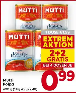 Billa Mutti polpa Angebot