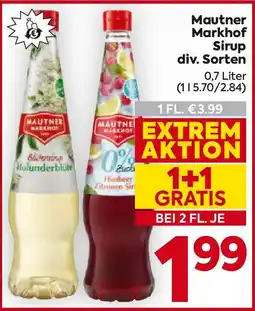 Billa Mautner Markhof Sirup Angebot