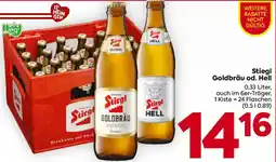 Billa Stiegl goldbräu od. hell Angebot