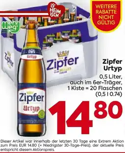 Billa Zipfer urtyp Angebot