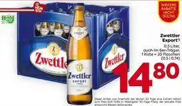 Billa Zwettler export¹ Angebot