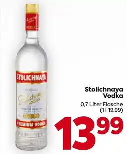Billa Stolichnaya vodka Angebot