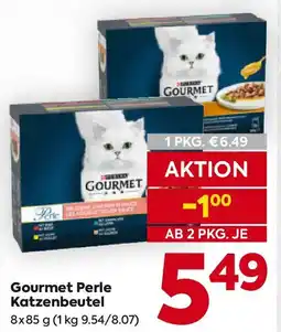 Billa Gourmet perle katzenbeutel Angebot