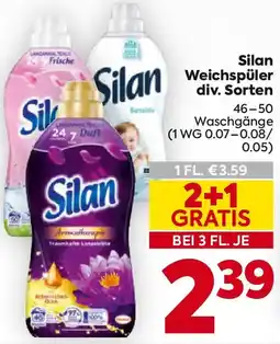 Billa Silan Weichspüler Angebot