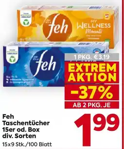 Billa Feh taschentücher Angebot