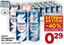 Billa Clever energydrink Angebot