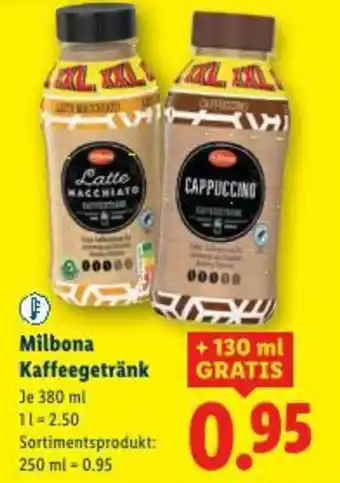 Milbona kaffeegetränk
