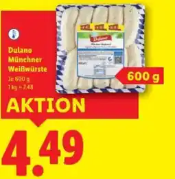 Lidl Dulano münchner weißwürste Angebot