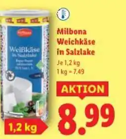 Lidl Milbona weichkäse in salzlake Angebot