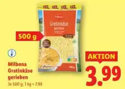 Lidl Milbona gratinkäse gerieben Angebot