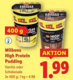 Lidl Milbona high protein pudding Angebot