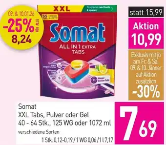 Somat XXL Tabs, Pulver oder Gel