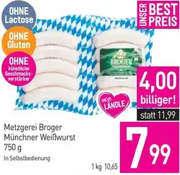 Sutterlüty Metzgerei Broger Münchner Weißwurst Angebot