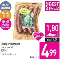 Sutterlüty Metzgerei Broger Hauswurst Angebot