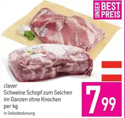 Sutterlüty clever Schweine Schopf zum Selchen im Ganzen ohne Knochen Angebot