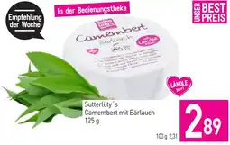 Sutterlüty Sutterlüty's Camembert mit Bärlauch Angebot