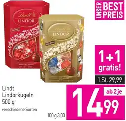 Sutterlüty Lindt Lindorkugeln Angebot