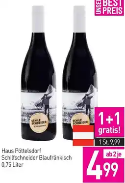 Sutterlüty Haus Pöttelsdorf Schilfschneider Blaufränkisch Angebot