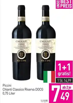 Sutterlüty Piccini Chianti Classico Riserva DOCG Angebot