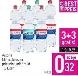 Sutterlüty Astoria Mineralwasser prickelnd oder mild Angebot