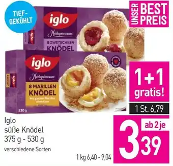 Sutterlüty iglo süße Knödel Angebot
