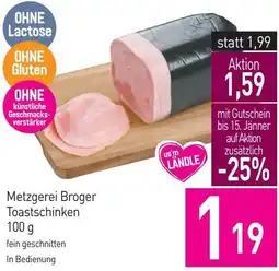 Sutterlüty Metzgerei Broger Toastschinken Angebot