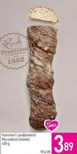 Sutterlüty Hammerl Landbäckerei Wurzelbrot Zwiebel Angebot
