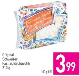 Sutterlüty Original Schweizer Fasnachtschech Angebot