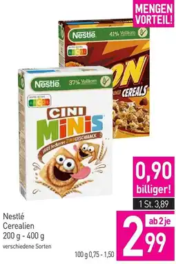 Sutterlüty Nestlé Cerealien Angebot