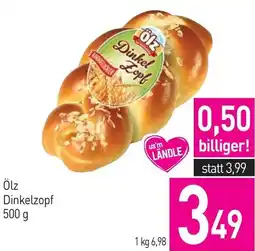 Sutterlüty Ölz Dinkelzopf Angebot