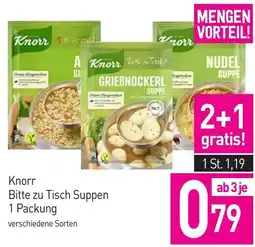 Sutterlüty Knorr Bitte zu Tisch Suppen Angebot
