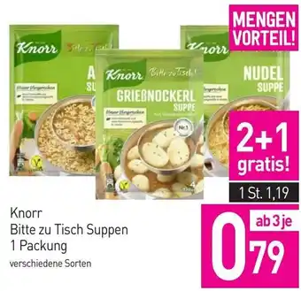 Sutterlüty Knorr Bitte zu Tisch Suppen Angebot