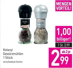 Sutterlüty Kotanyi Gewürzmühlen Angebot