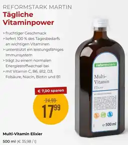 Martin Reformstark Multi-Vitamin Elixier Angebot