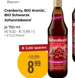 Martin Reformstark Cranberry, BIO Aronia, BIO Schwarze Johannisbeere Angebot