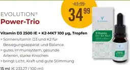 Martin Reformstark Power-Trio Vitamin D3 2500 IE + K2-MK7 100 μg, Tropfen Angebot