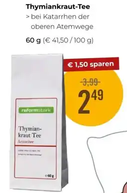 Martin Reformstark Thymiankraut-Tee Angebot